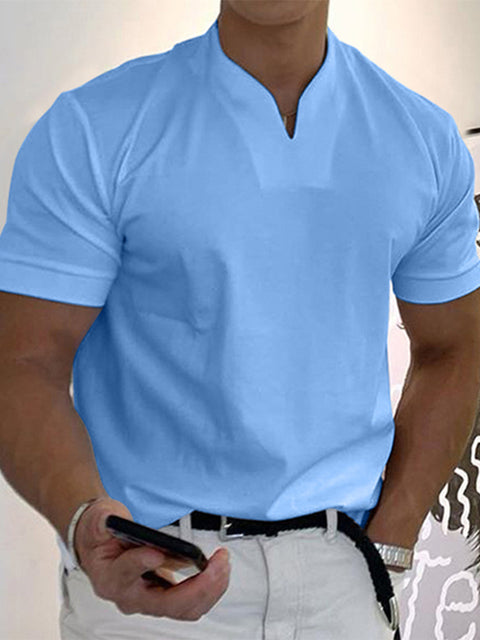 Men Summer Casual Short Sleeve T-Shirts