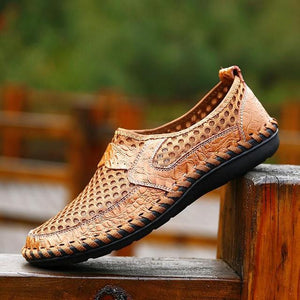 Men's Mesh Handmade Breathable Shoes