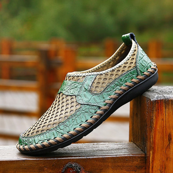 Men's Mesh Handmade Breathable Shoes