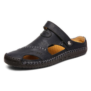 Summer Men Leather Classic Orthotic Sandals