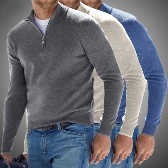 Men 2022 New V-neck Slim Sweatshirts