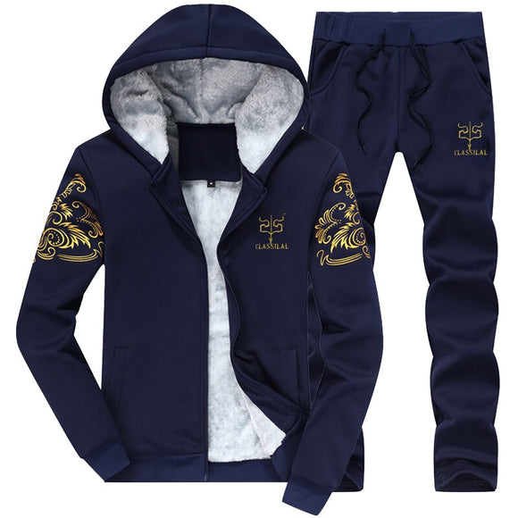 Men Classic Autumn And Winter Tracksuit