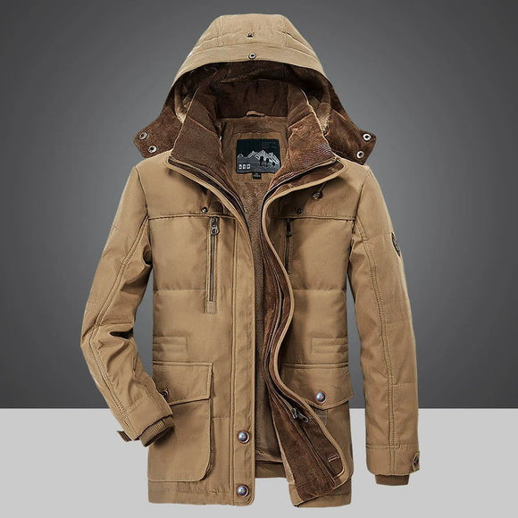 Men Warm Windproof Fleece Jacket