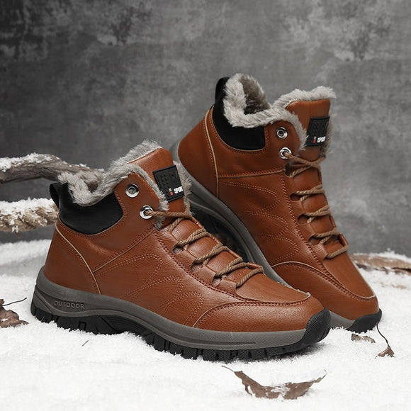 Men Fashion Winter Ankle Snow Boots
