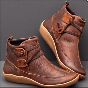 Women Genuine Leather Ankle Boots