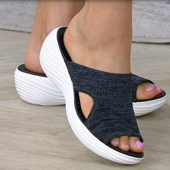 Women Open Toe Stretch Orthotic Sandals