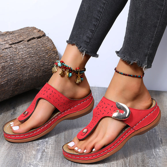 Women Summer Wedges Non-slip Sandals