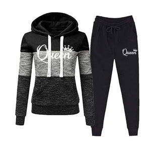Women Fashion Casual Printed Tracksuit