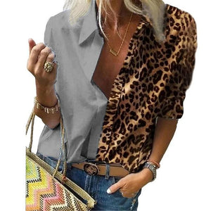 Women's Casual Party Patchwork Shirts